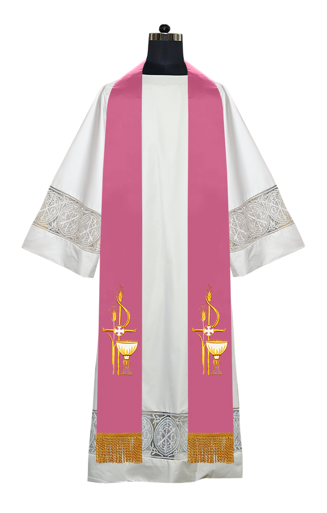 PAX with Chalice Embroidered Stole