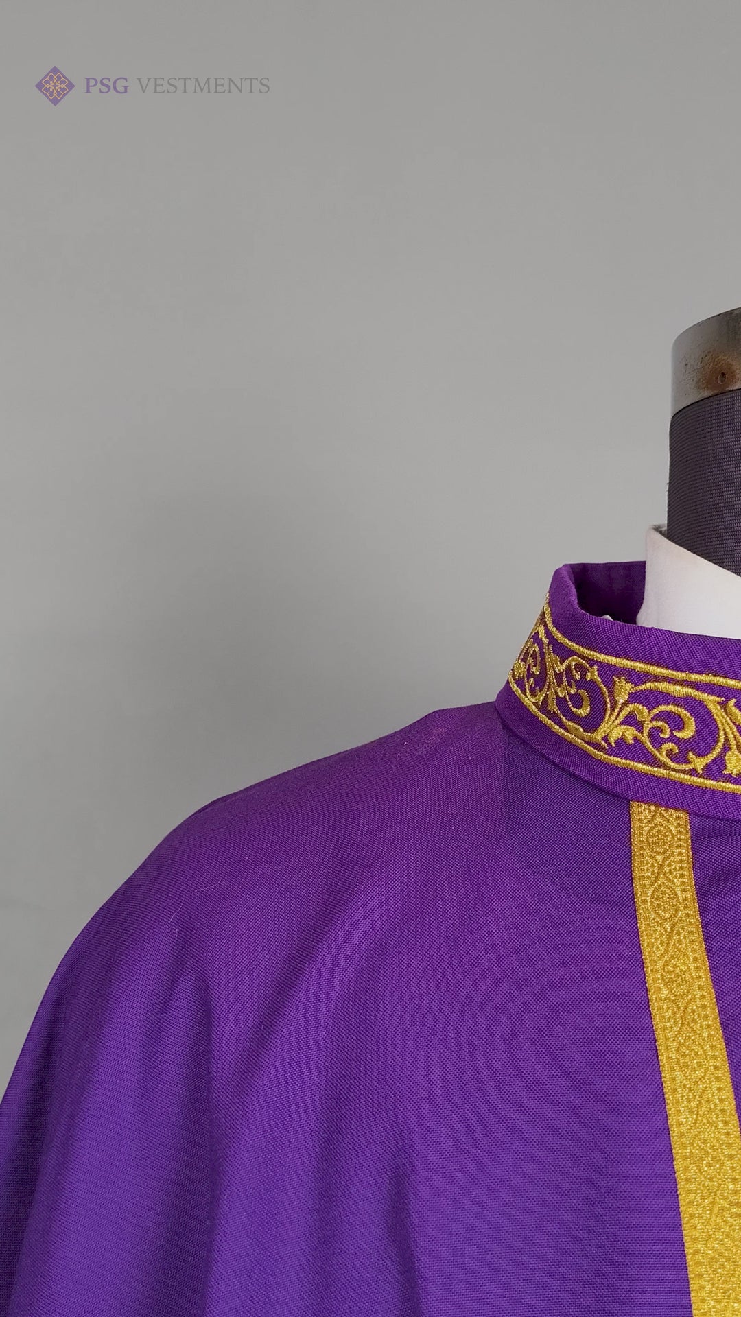 Liturgical Advent Chasuble with Radiant Star Motif