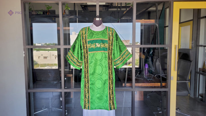 Dalmatics Vestments Adorned With Braids and Trims