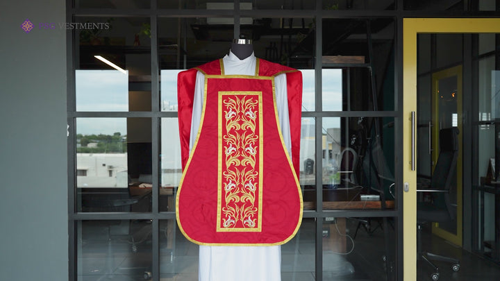 Liturgical Roman Chasuble Vestment