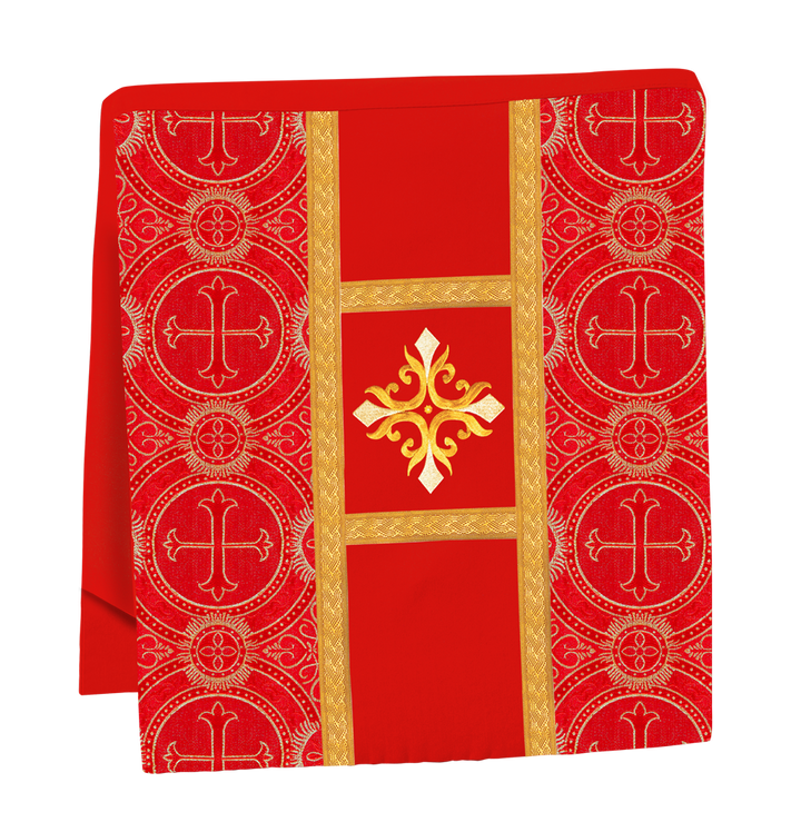 Gothic Chasuble with Cross Motif
