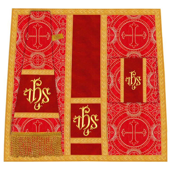 Roman chasuble with Motif and Trims