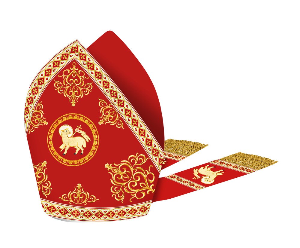 Roman Mitre Vestment Embroidery and Trims