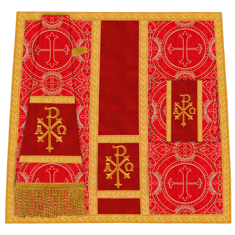 Roman chasuble with Motif and Trims