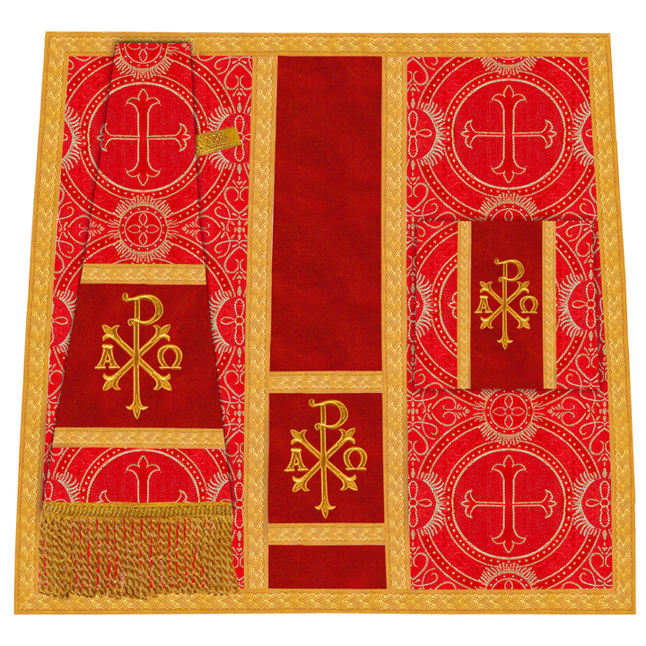 Roman chasuble with Motif and Trims