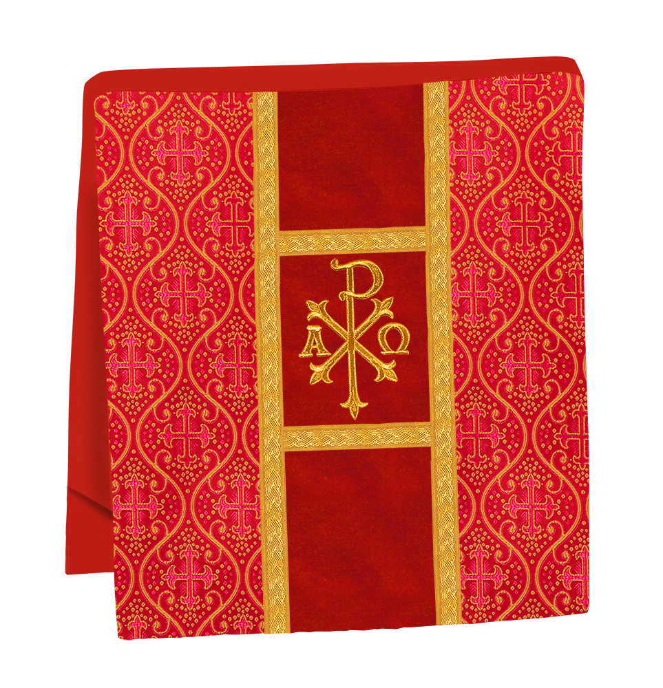 Roman Chasuble with Adorned Orphrey