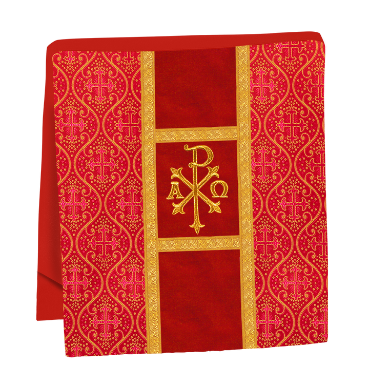 Roman Chasuble with Adorned Orphrey