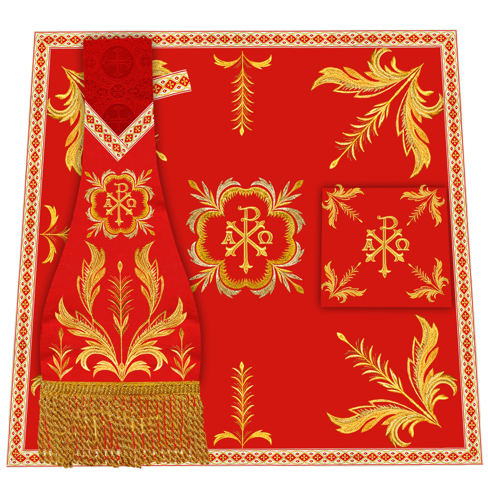 Mass Set Vestment with Embroidery trims