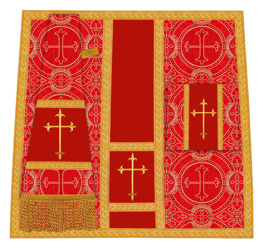 Gothic Chasuble Spiritual PAX with Grapes Motif