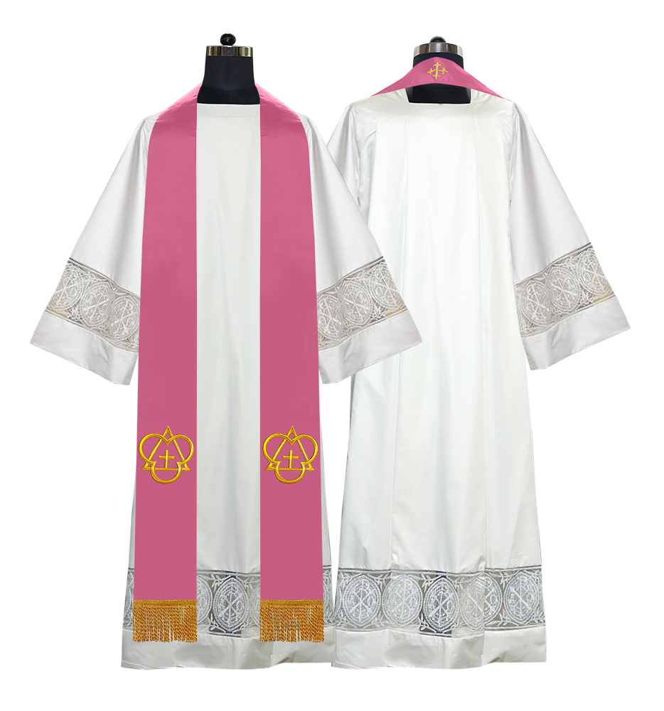 Liturgical motif embroidered Stole