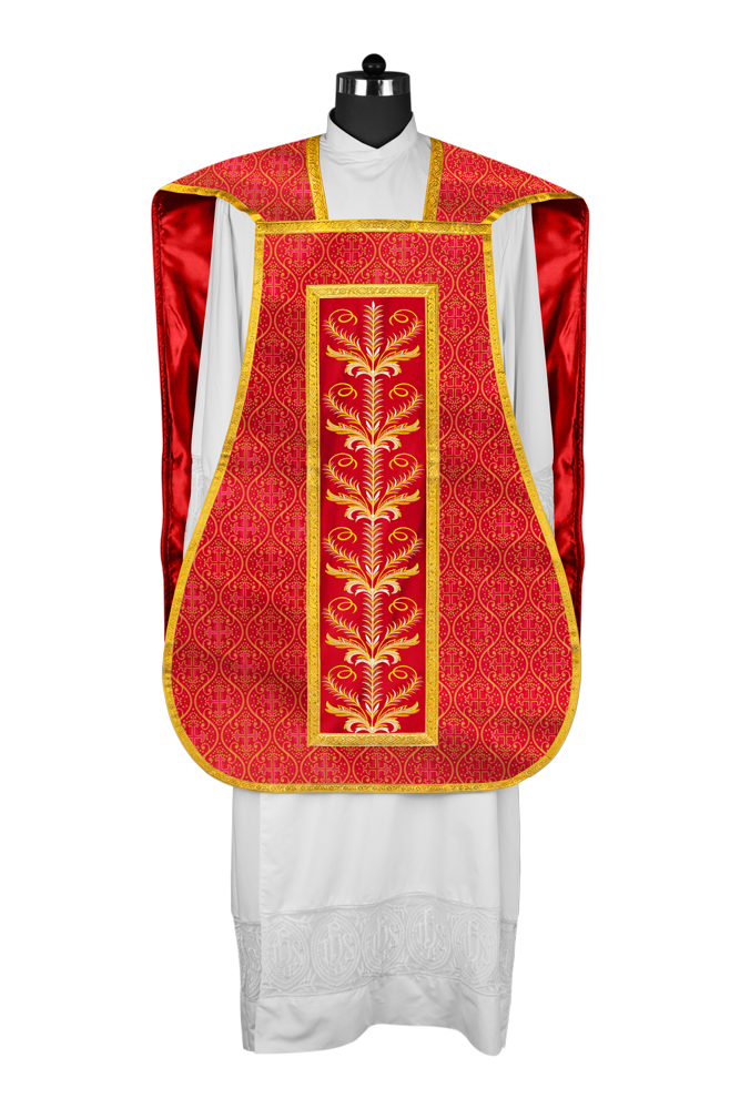 Roman Chasuble with liturgical motifs