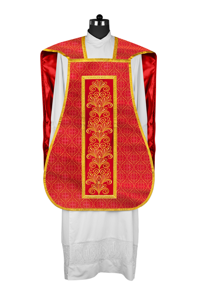 Fiddleback with adorned orphrey