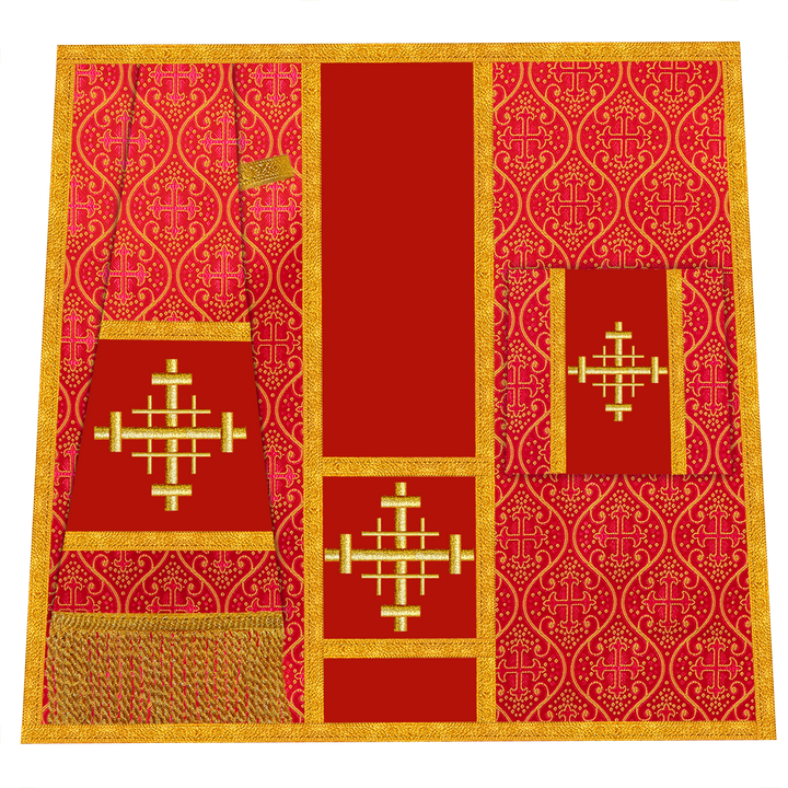 Gothic Chasuble adorned with lace