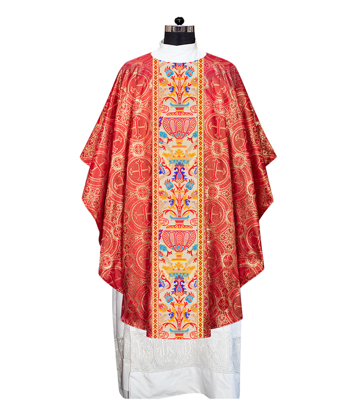 Coronation Tapestry Chasuble Braided with Trims