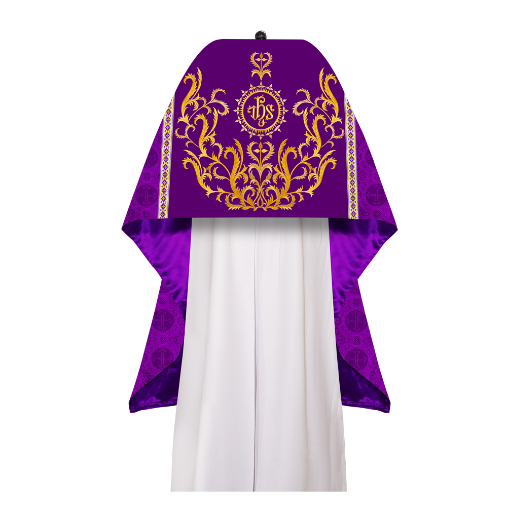 Humeral Veil Vestment with Braided Motif and Trims