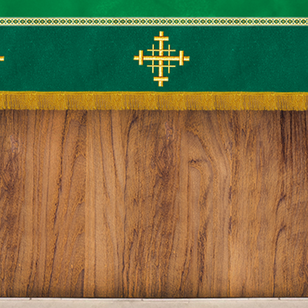 Superfrontal with Jerusalem cross Embroidery