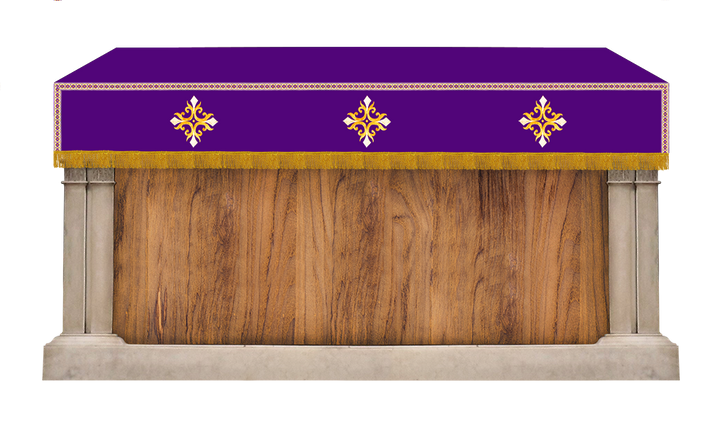 Set of Four Superfrontal with Embroidered Cross