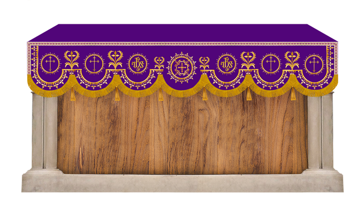 Liturgical Superfrontal with Embroidery Trims