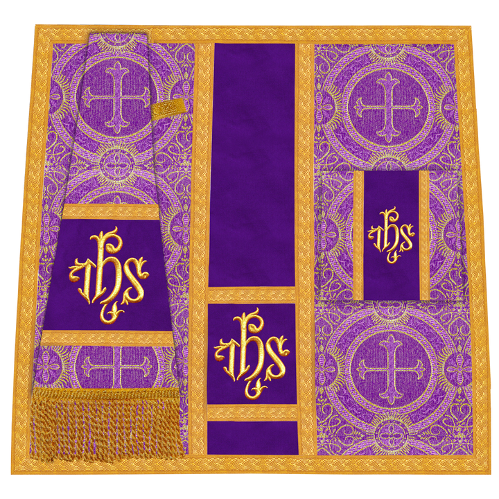 Roman chasuble with Motif and Trims