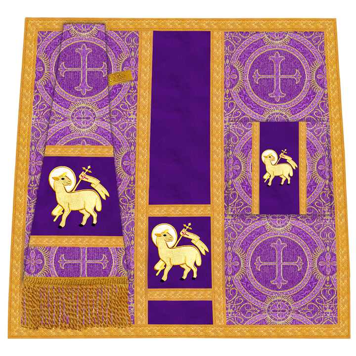 Roman chasuble with Motif and Trims