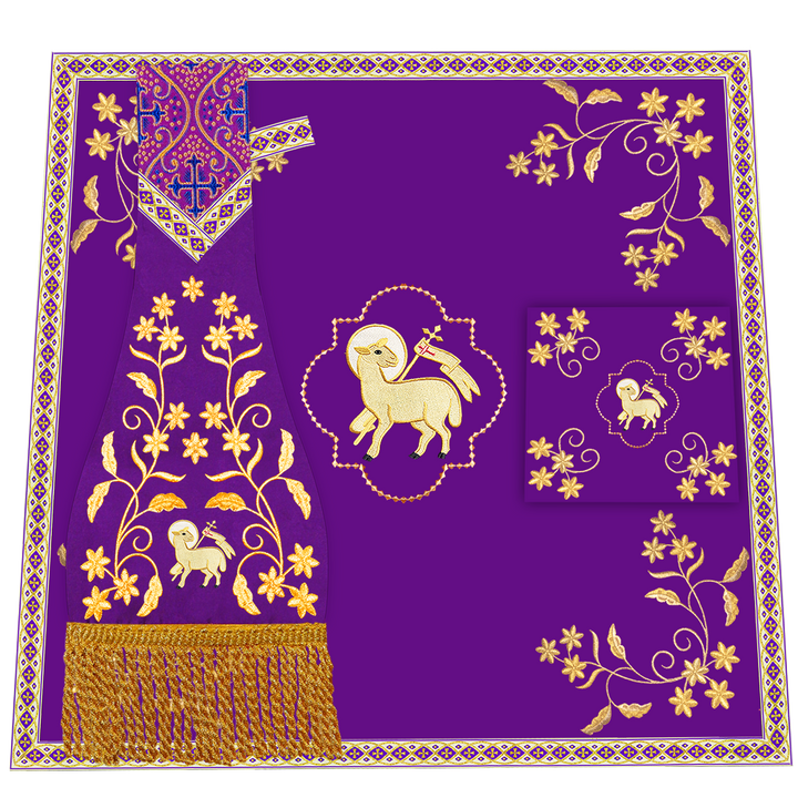 Floral Embroidery Spiritual Mass Set