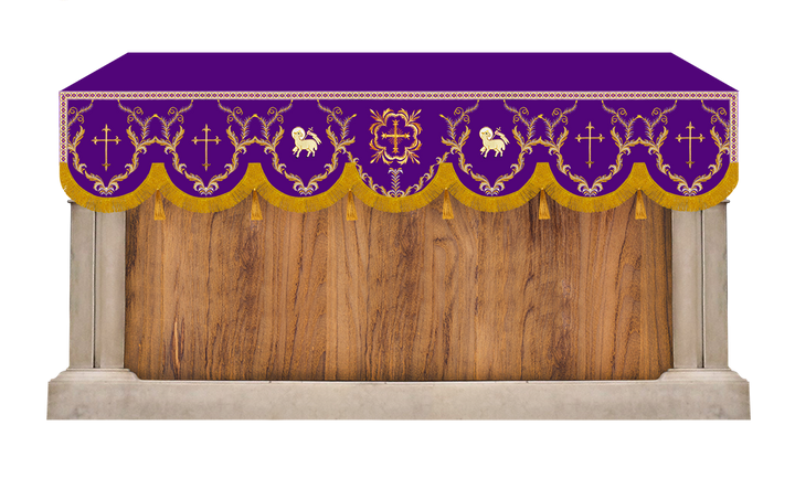 Set of Four Adorned Superfrontal with Embroidered Trims