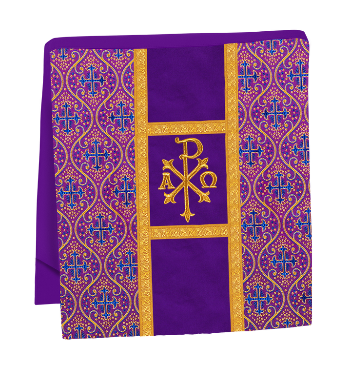 Roman Chasuble with Adorned Orphrey