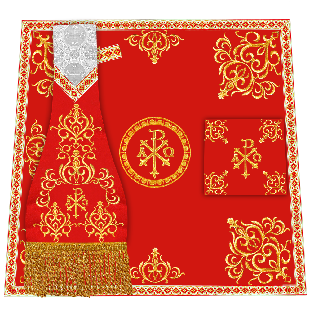 Gothic Cope Vestments With Adorned Motifs