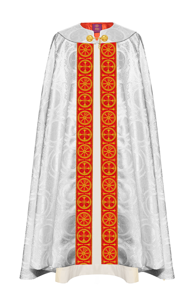Gothic Cope Vestment with Y Type Embroidered Motif