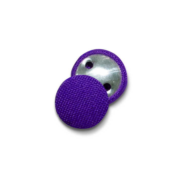Violet Fabric Covered Button