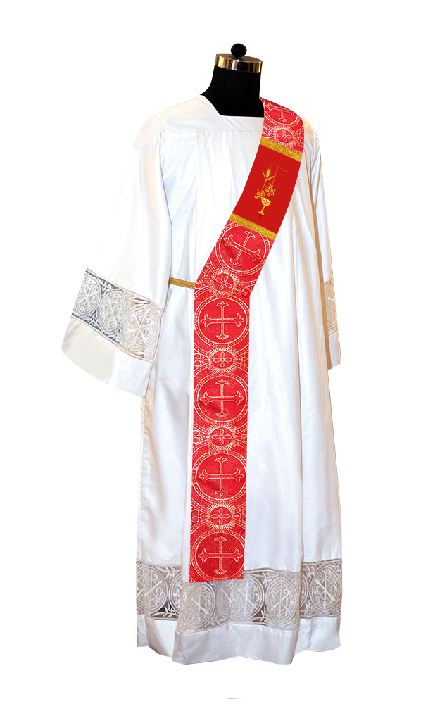 Emmer with IHS Adorned Deacon Stole