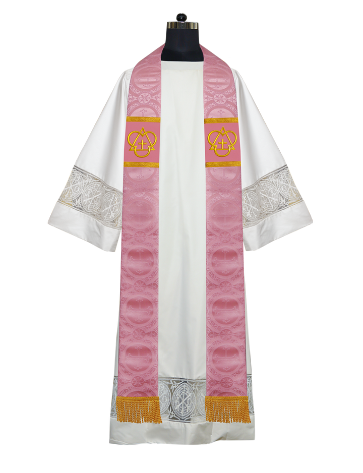 Trinity Motif Embroidered Clergy Stole