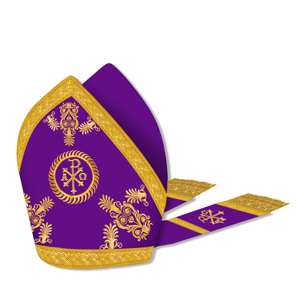 Catholic Mitre with embroidery