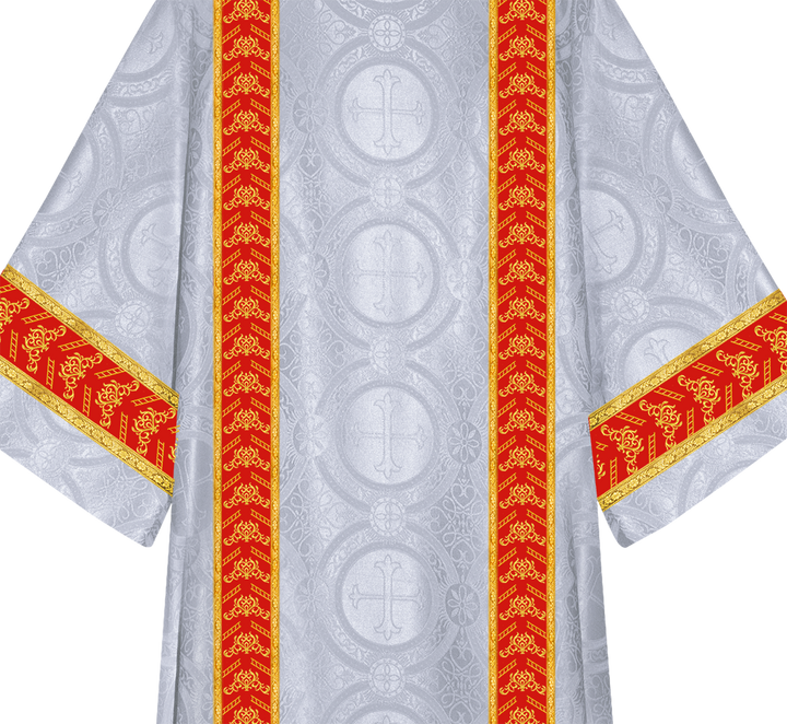 Dalmatics with adorned embroidery