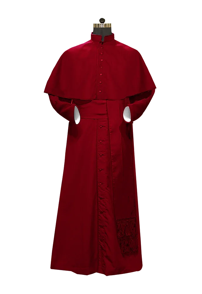 Cassock Rome Priest Cassock - Roman Cassock with Mozzetta | PSG VESTMENTS