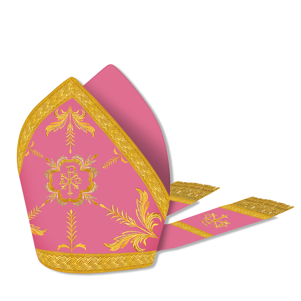 Mitre with Adorned Embroidery
