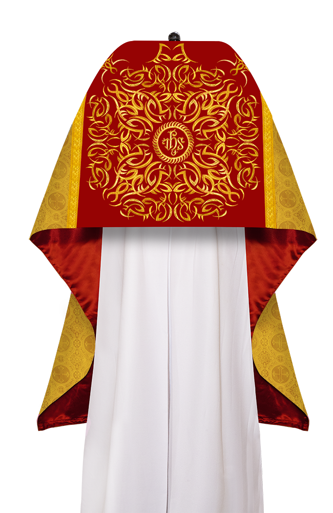 Spiritual Motif Embroidered Humeral Veil