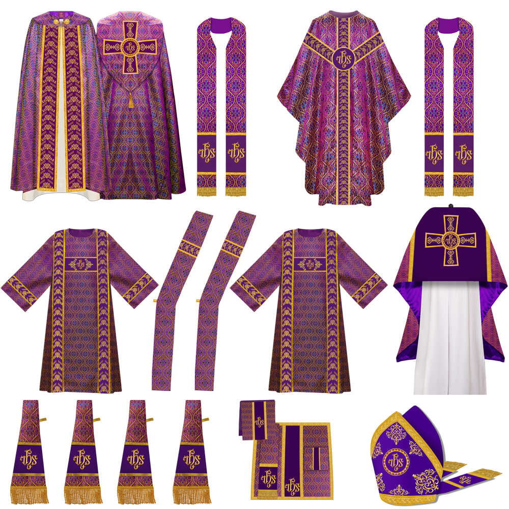 Gothic Highline Mass Set with Embroidered Orphrey