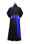 Black Roman Cassock with mozzetta – PSG VESTMENTS