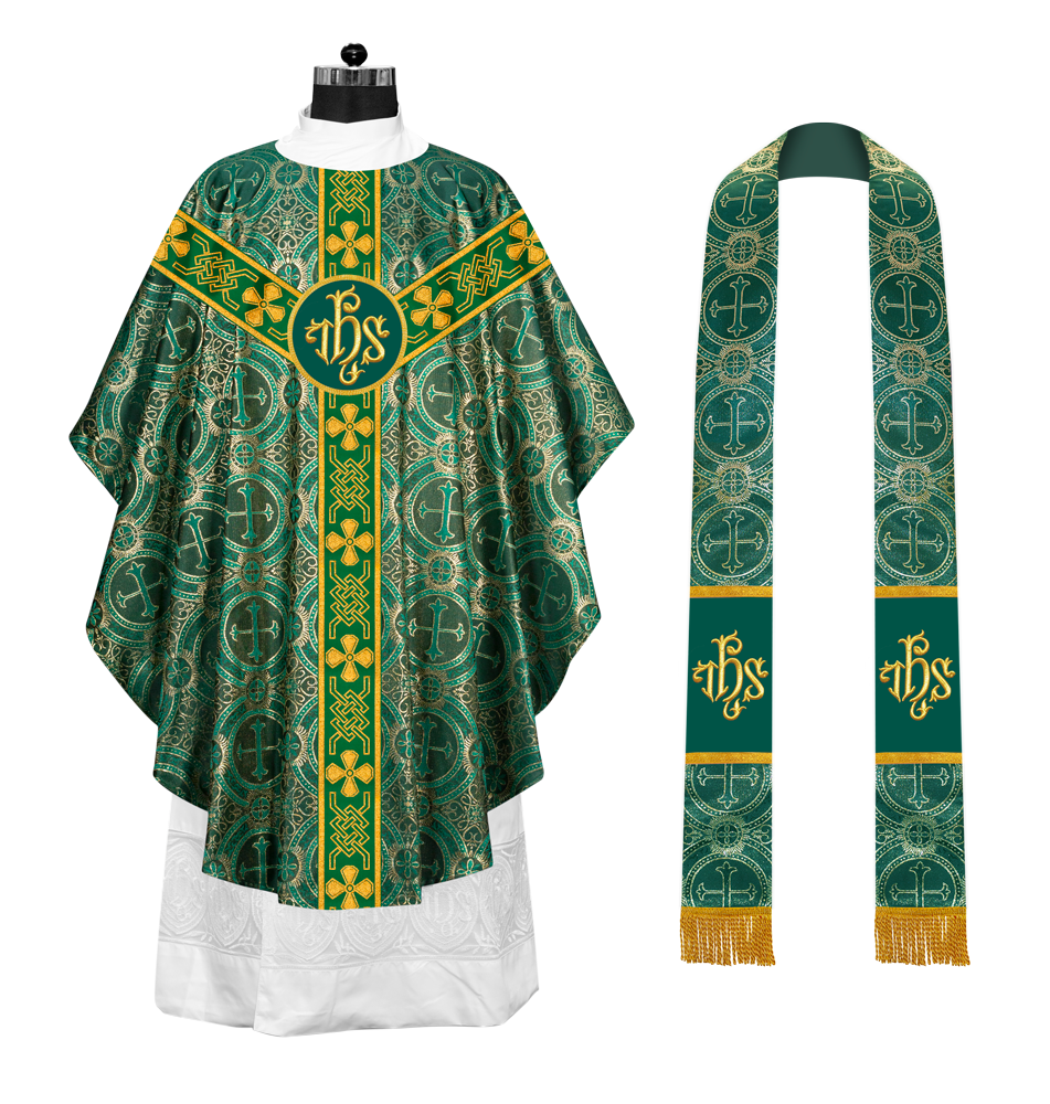 Gothic Chasuble adorned with lace