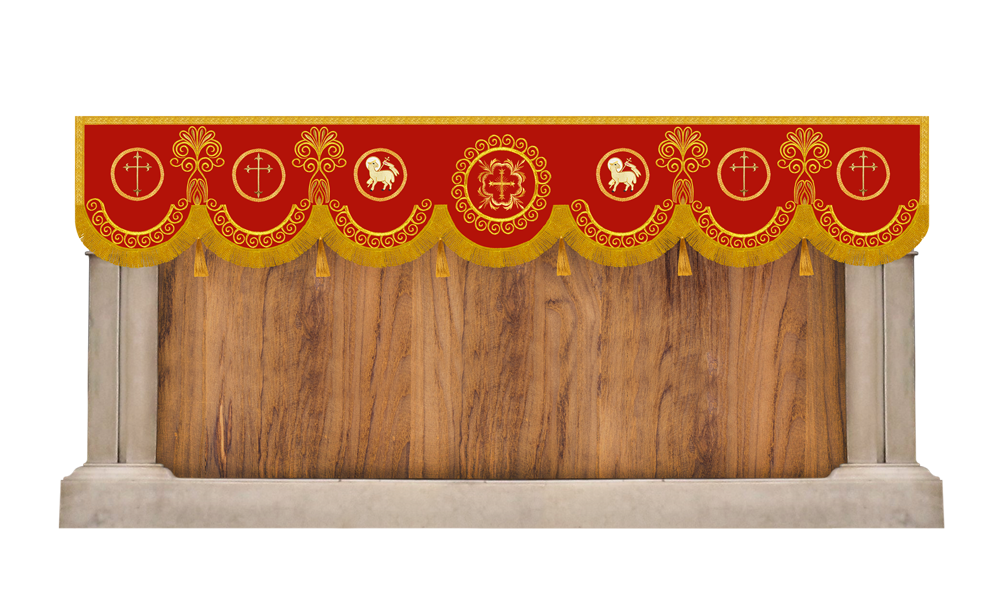 Set of Four Superfrontal with Liturgical Motif and Trims