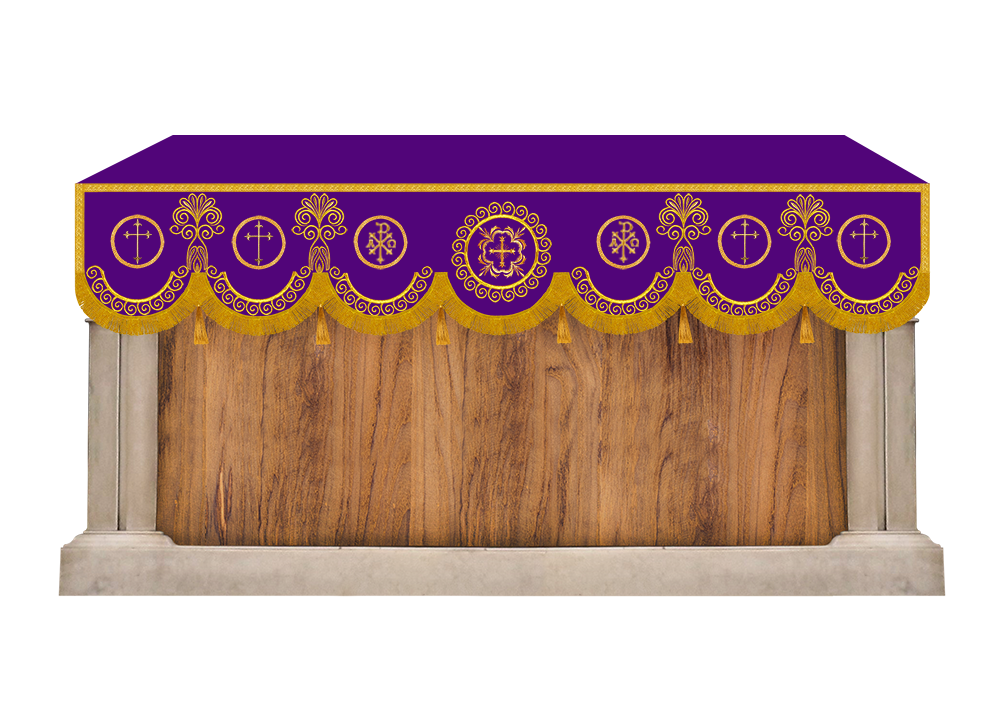 Set of Four Superfrontal with Liturgical Motif and Trims