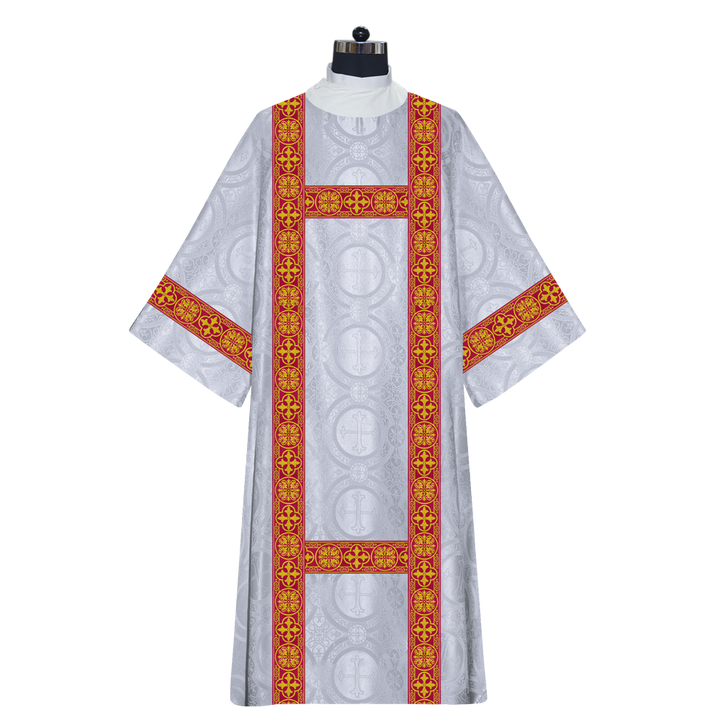 Dalmatics Vestments with Cross Braided Trims
