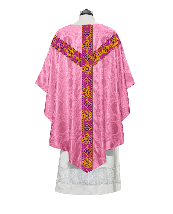 Pugin Chasuble with Woven Braids