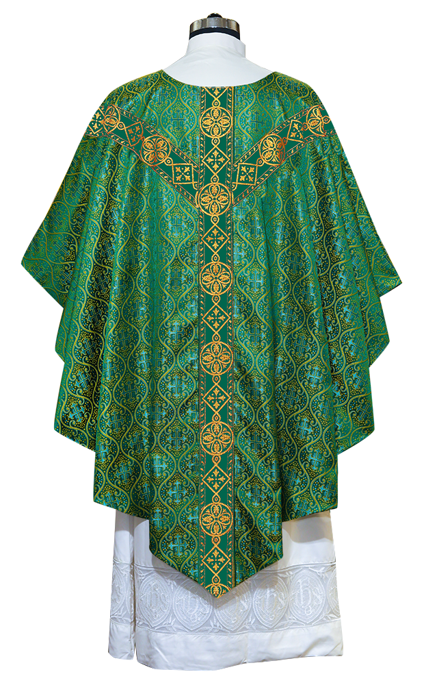 Pugin Gothic Chasuble with lace