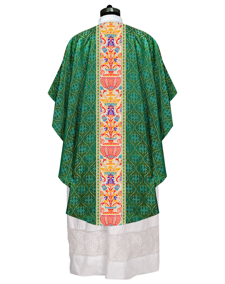 Coronation Tapestry Chasuble Braided with Trims