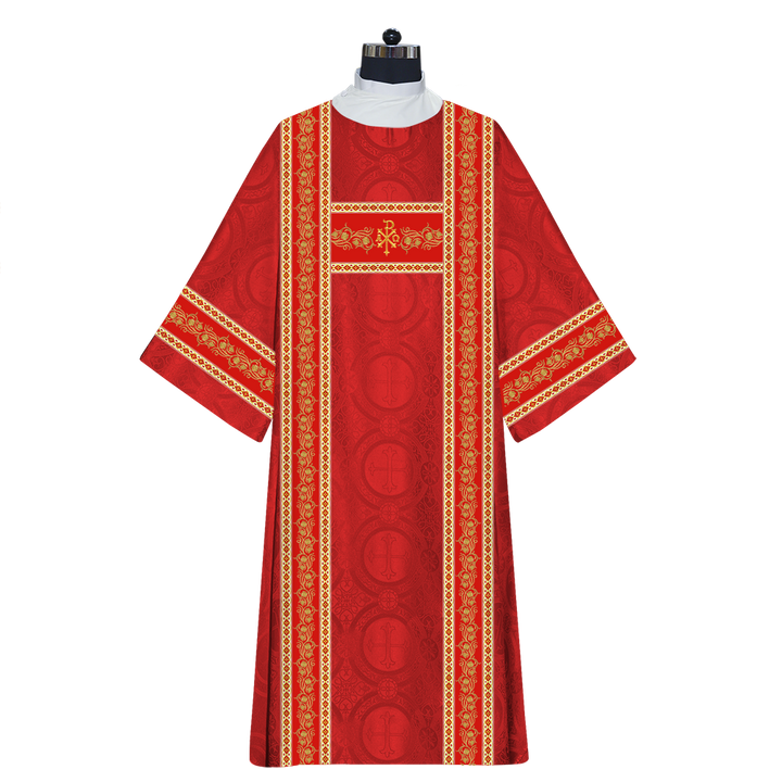 Dalmatics Vestments Adorned With Braids and Trims