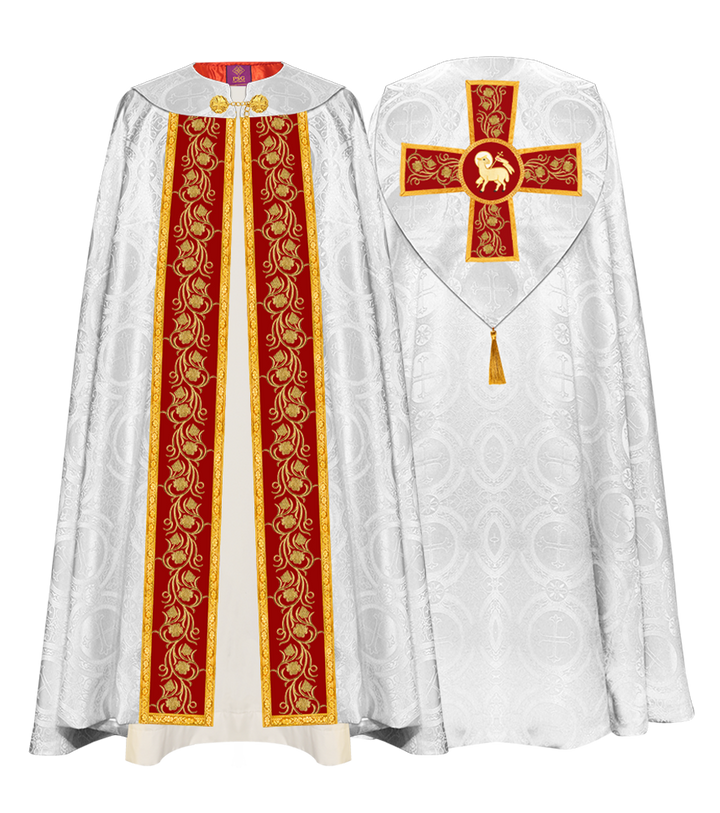 Gothic Cope Vestment with Ornate Embroidery