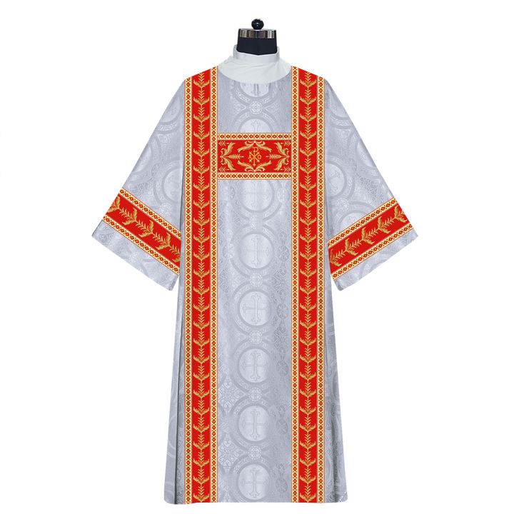 Dalmatics Vestments With Adorned Orphrey and Trims